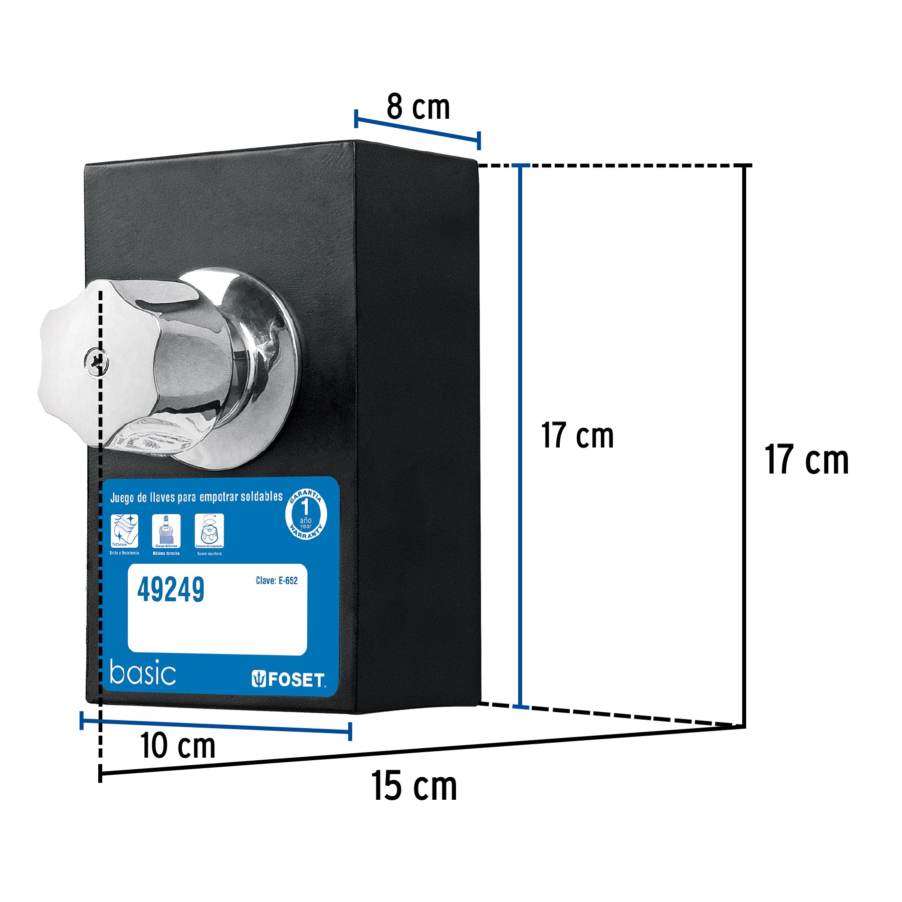 Exhibidor para llaves E-652, Foset, 55279