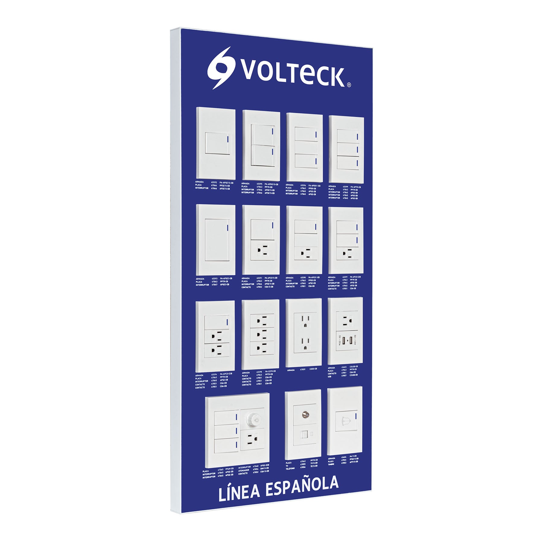 Exhibidor de Línea Española, Volteck, 57025