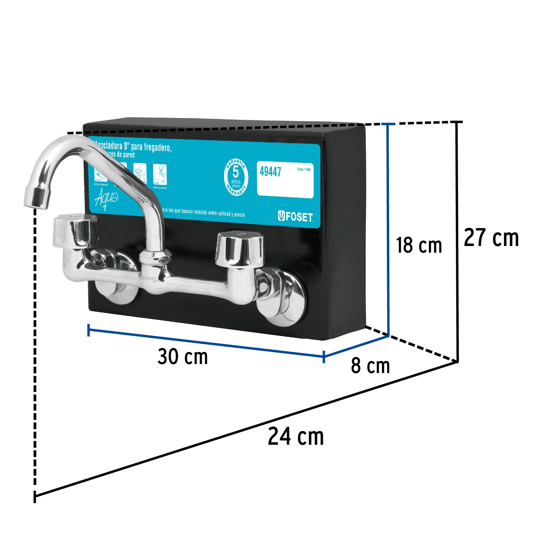 Exhibidor con mezcladora AQF-92, Foset, 55588