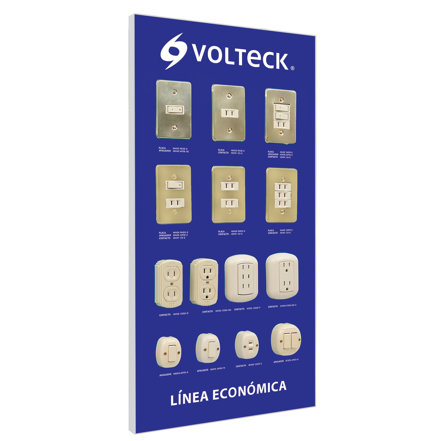 Exhibidor línea económica, Volteck, 51584