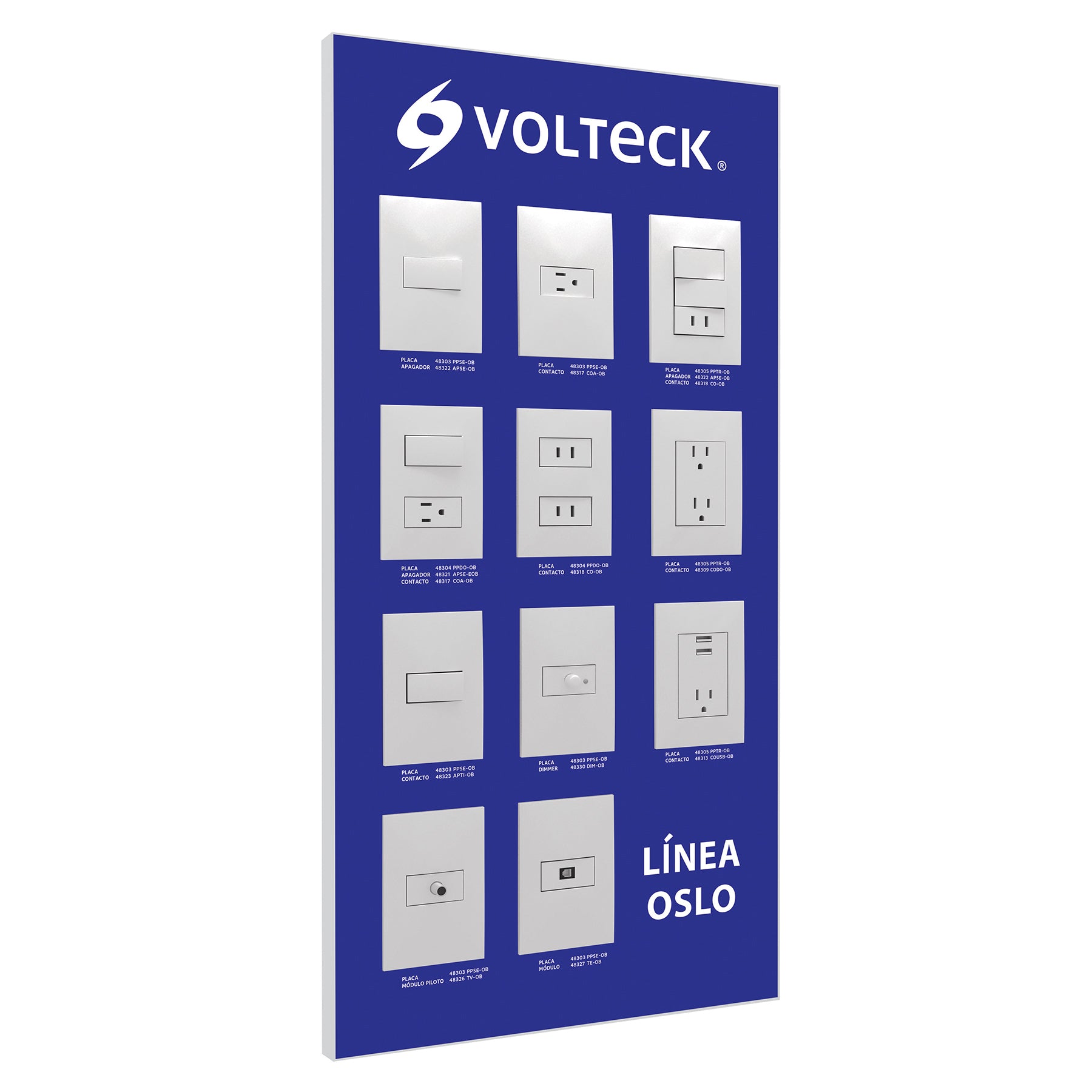 Exhibidor de línea Oslo, Volteck, 51588