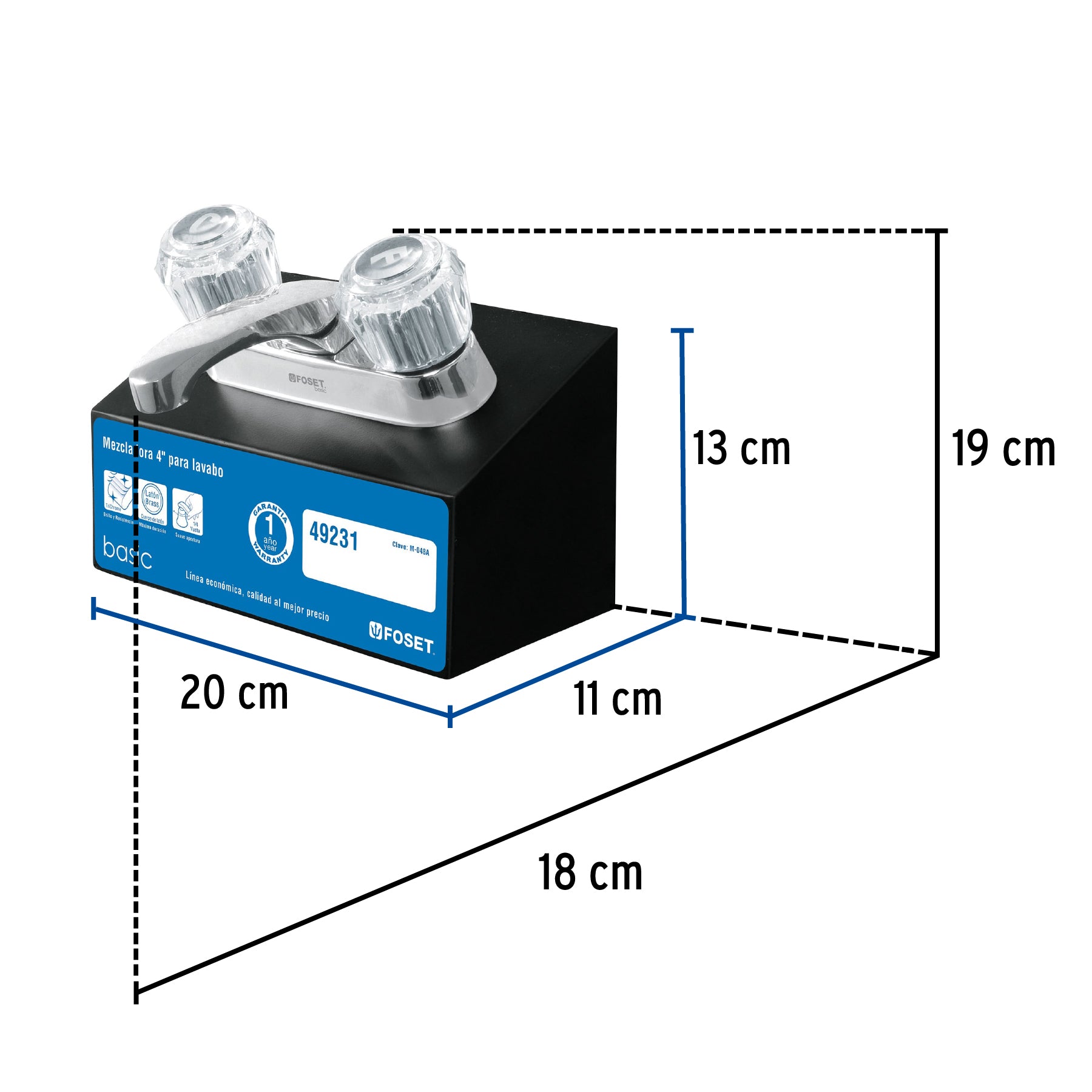 Exhibidor con mezcladora M-048A, Foset, 55292