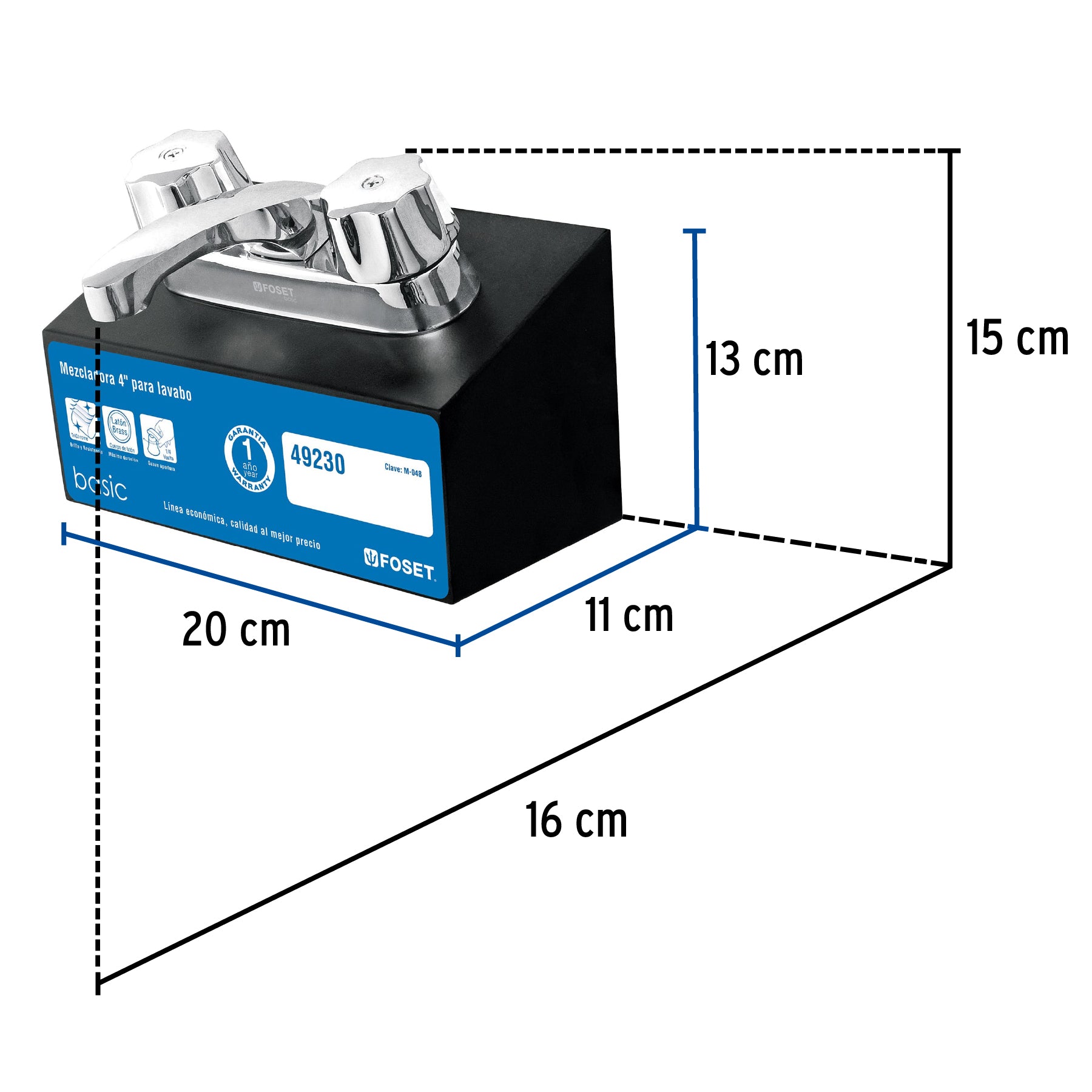 Exhibidor con mezcladora M-048, Foset, 55291