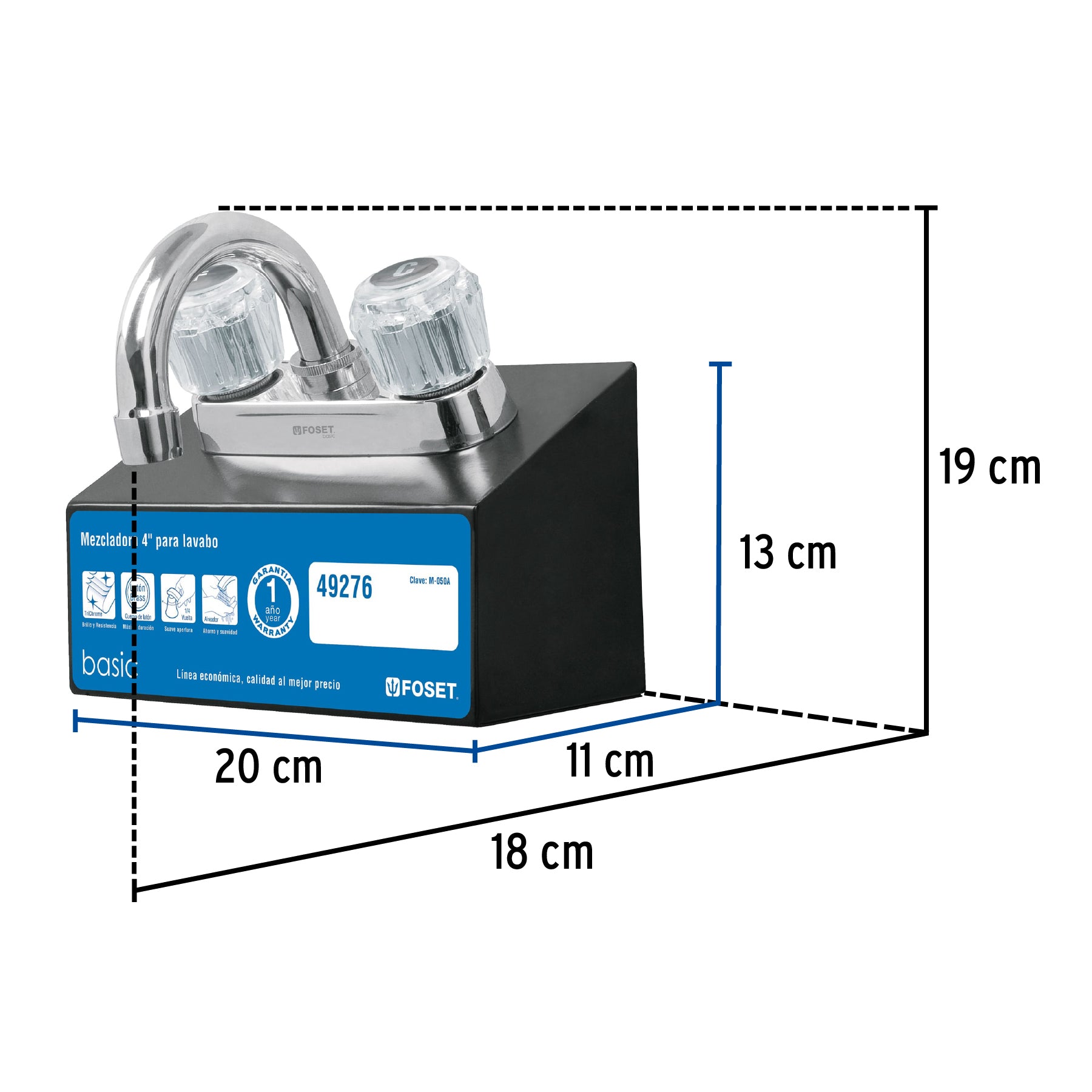 Exhibidor con mezcladora M-050A, Foset, 55455