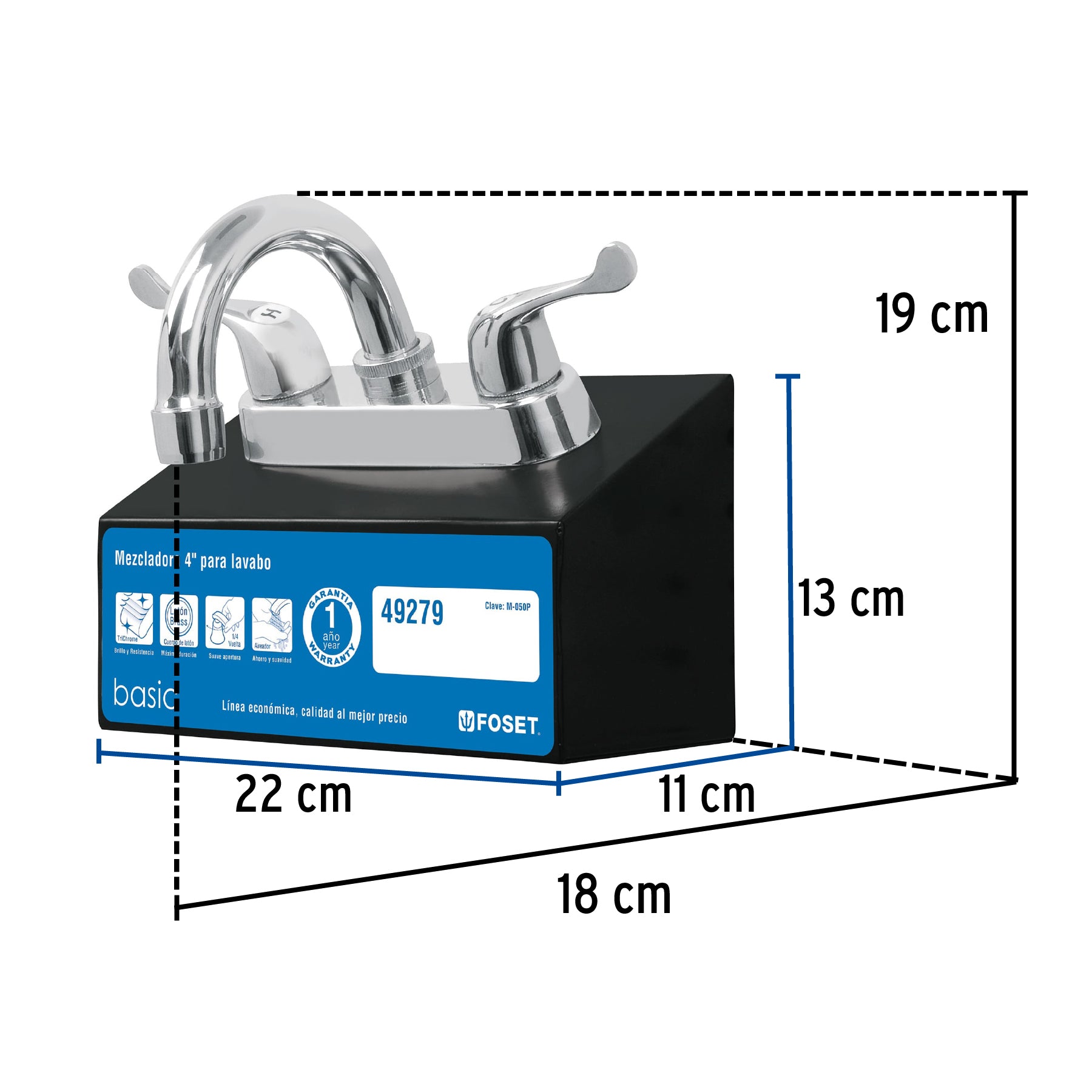 Exhibidor con mezcladora M-050P, Foset, 55456