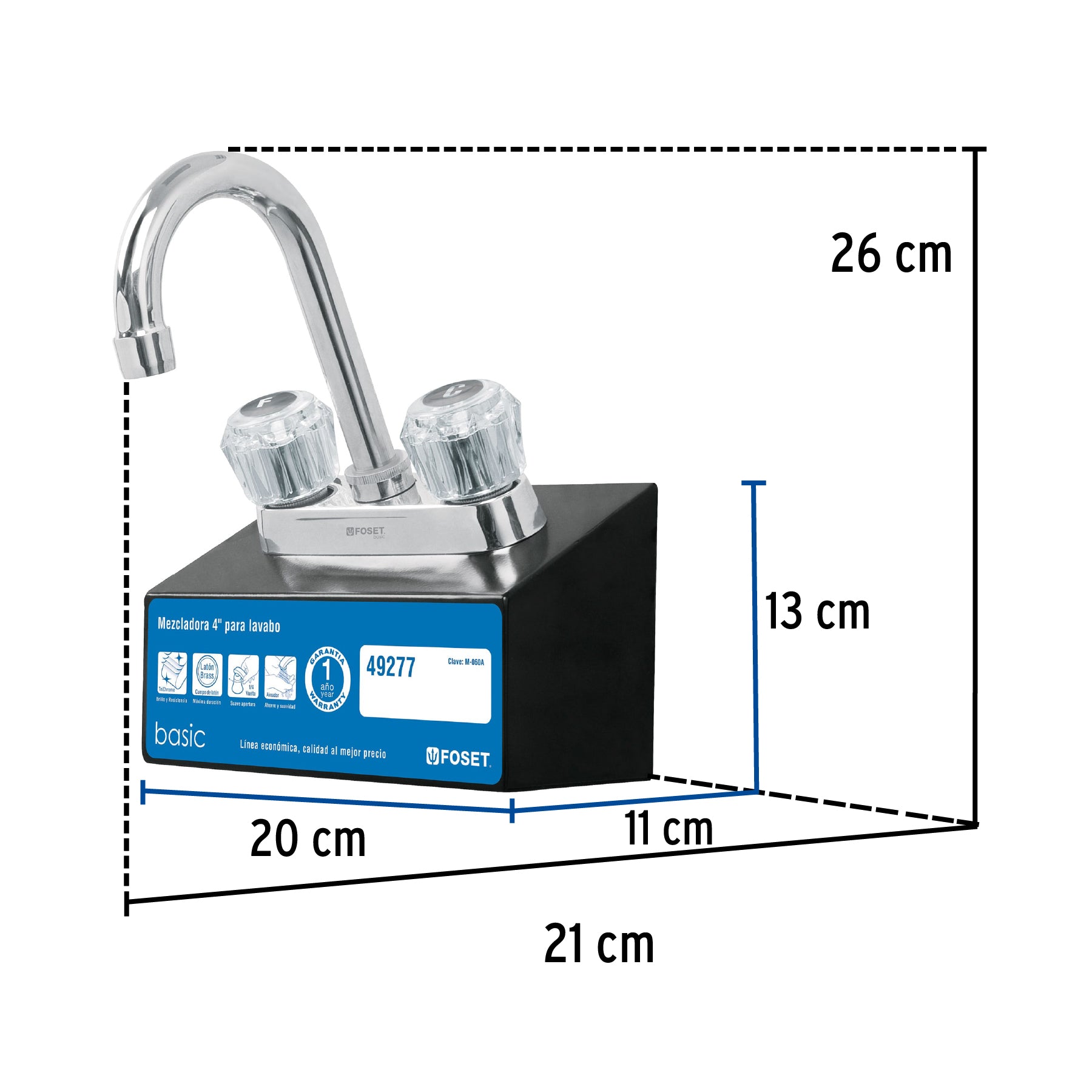 Exhibidor con mezcladora M-060A, Foset, 55453