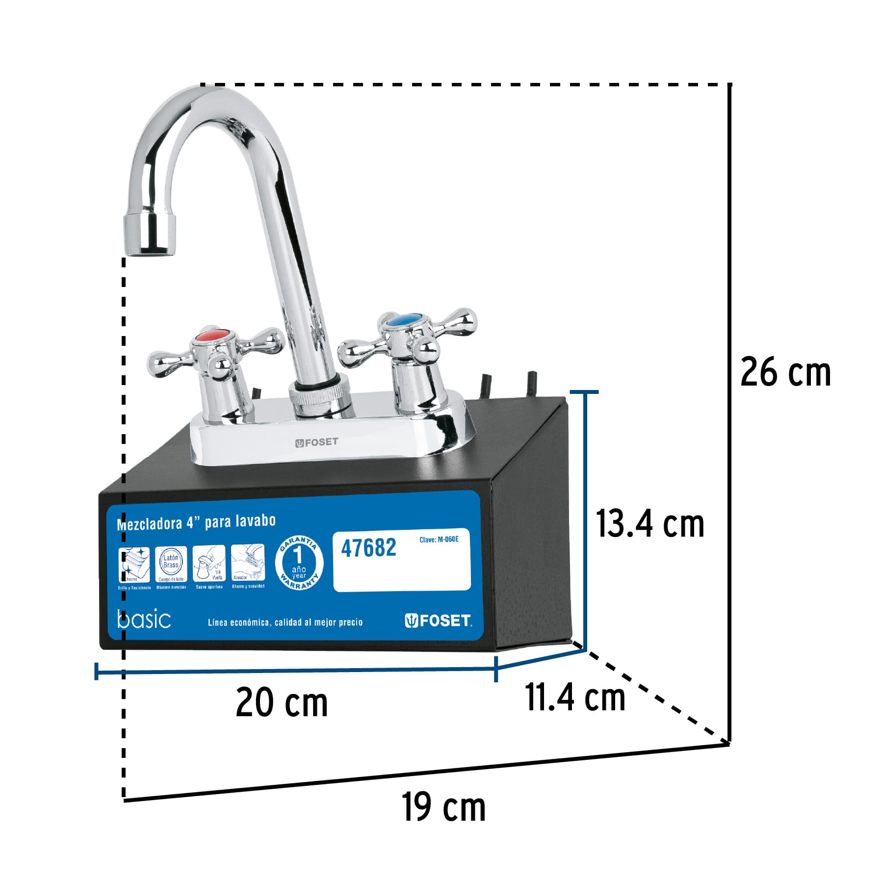 Exhibidor con mezcladora M-060E, Foset, 55967