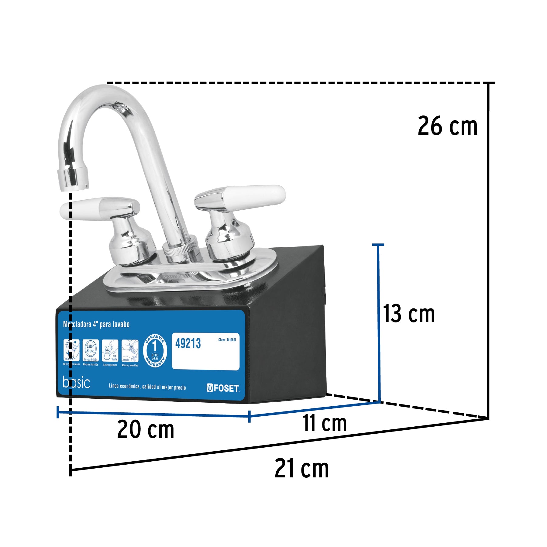 Exhibidor con mezcladora M-060I, Foset, 55586