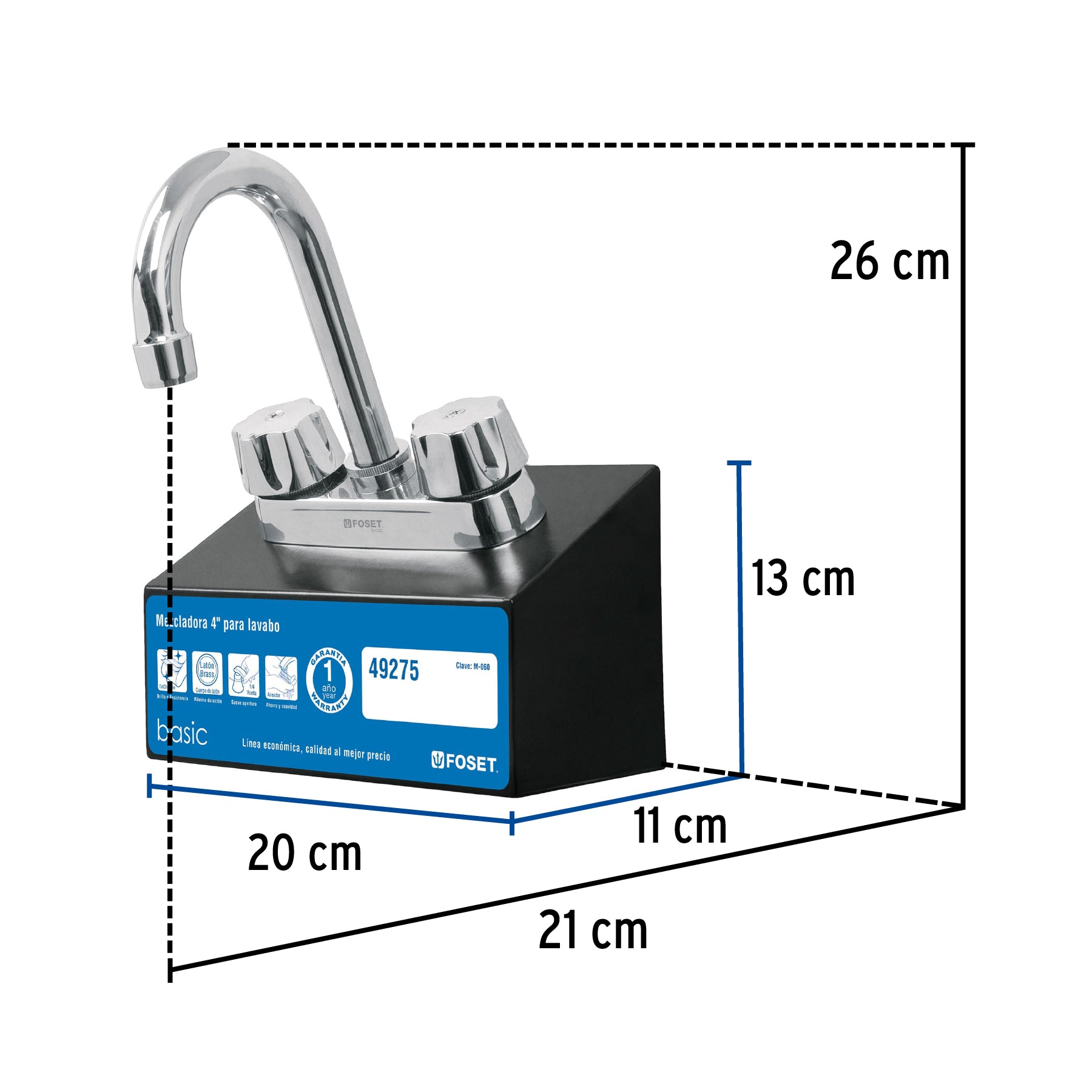 Exhibidor con mezcladora M-060, Foset, 55452