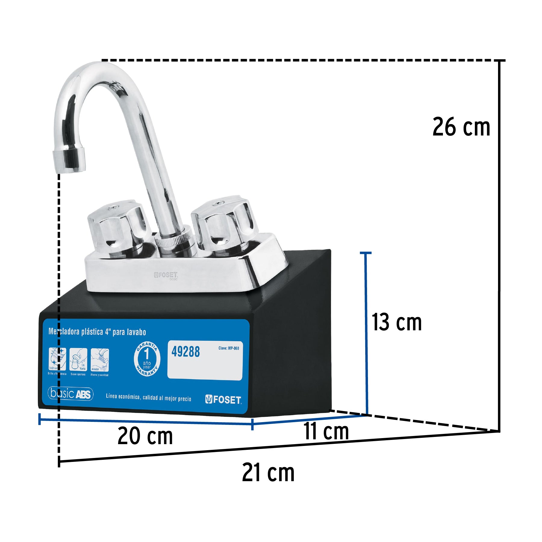 Exhibidor con mezcladora MP-060, Foset, 55598