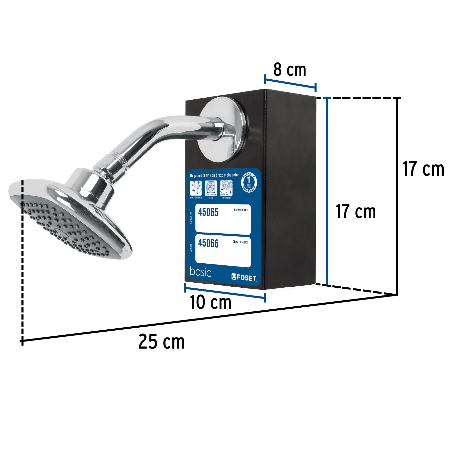 Exhibidor con Regadera R-401, Foset, 55939