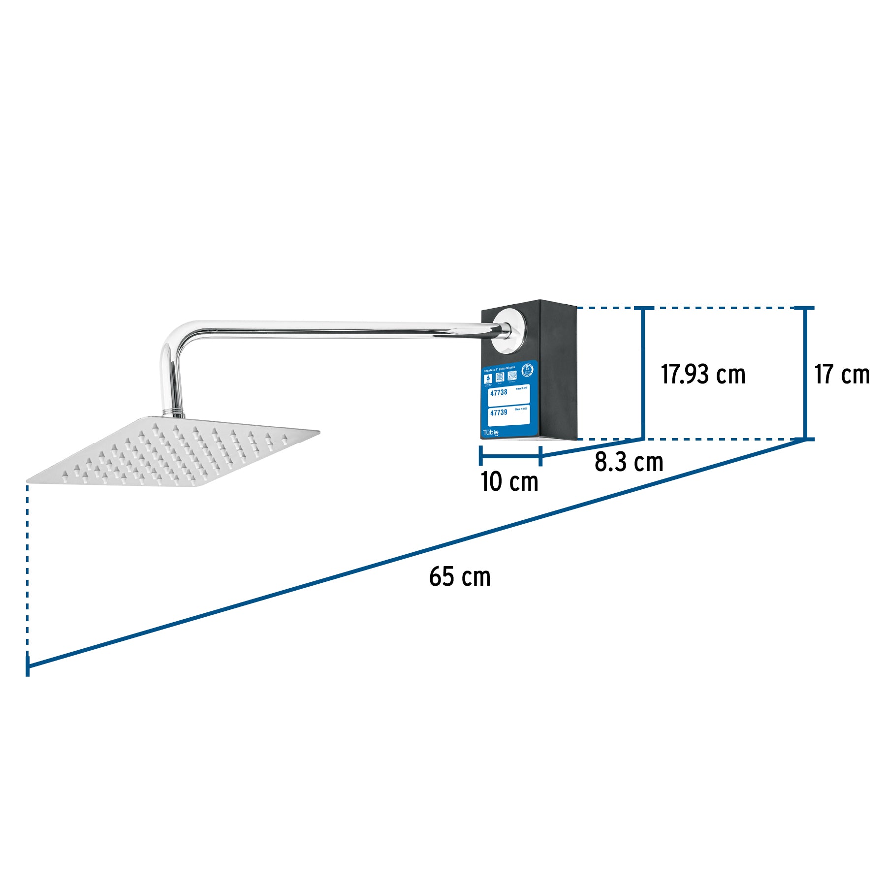 Exhibidor con regadera R-415, Foset, 56004