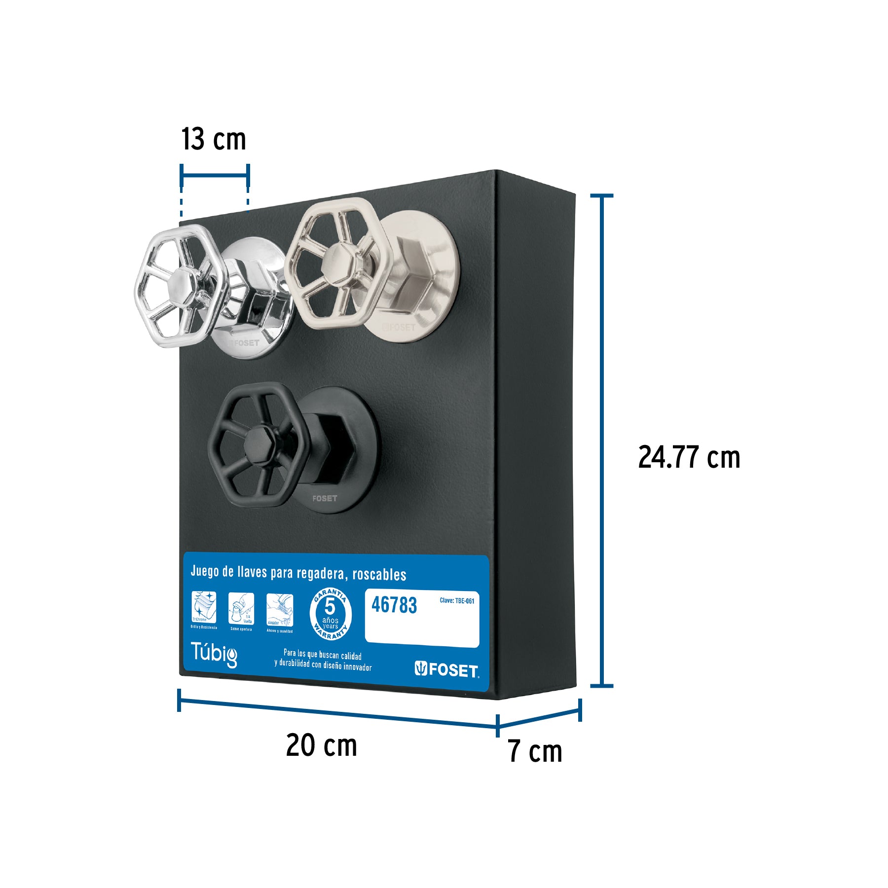 Exhibidor de manerales tipo volante TBE-061, Foset, 56001