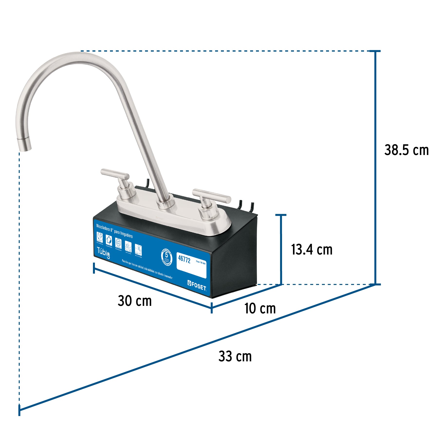 Exhibidor con mezcladora TBF-82N, Foset, 55991