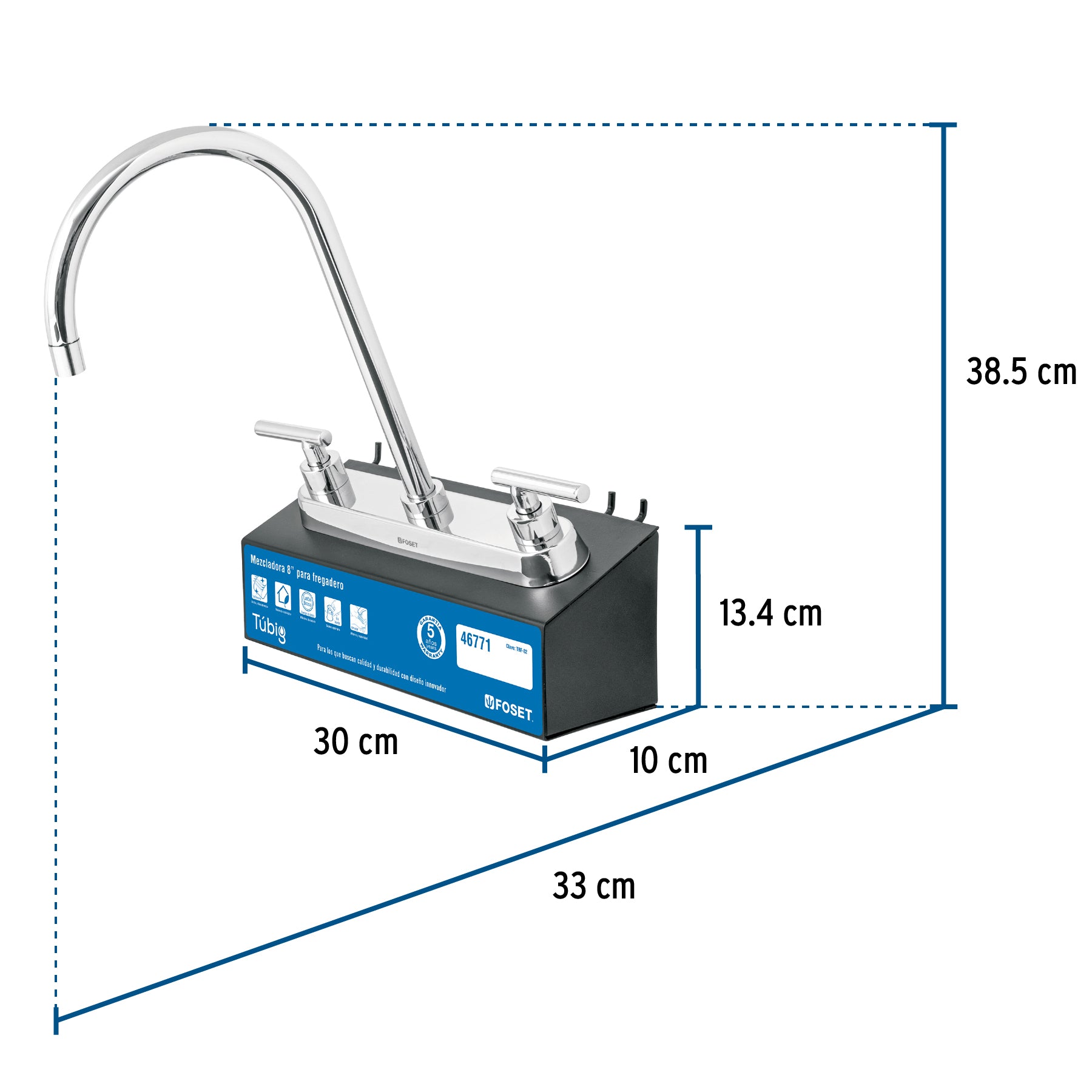 Exhibidor con mezcladora TBF-82, Foset, 55990