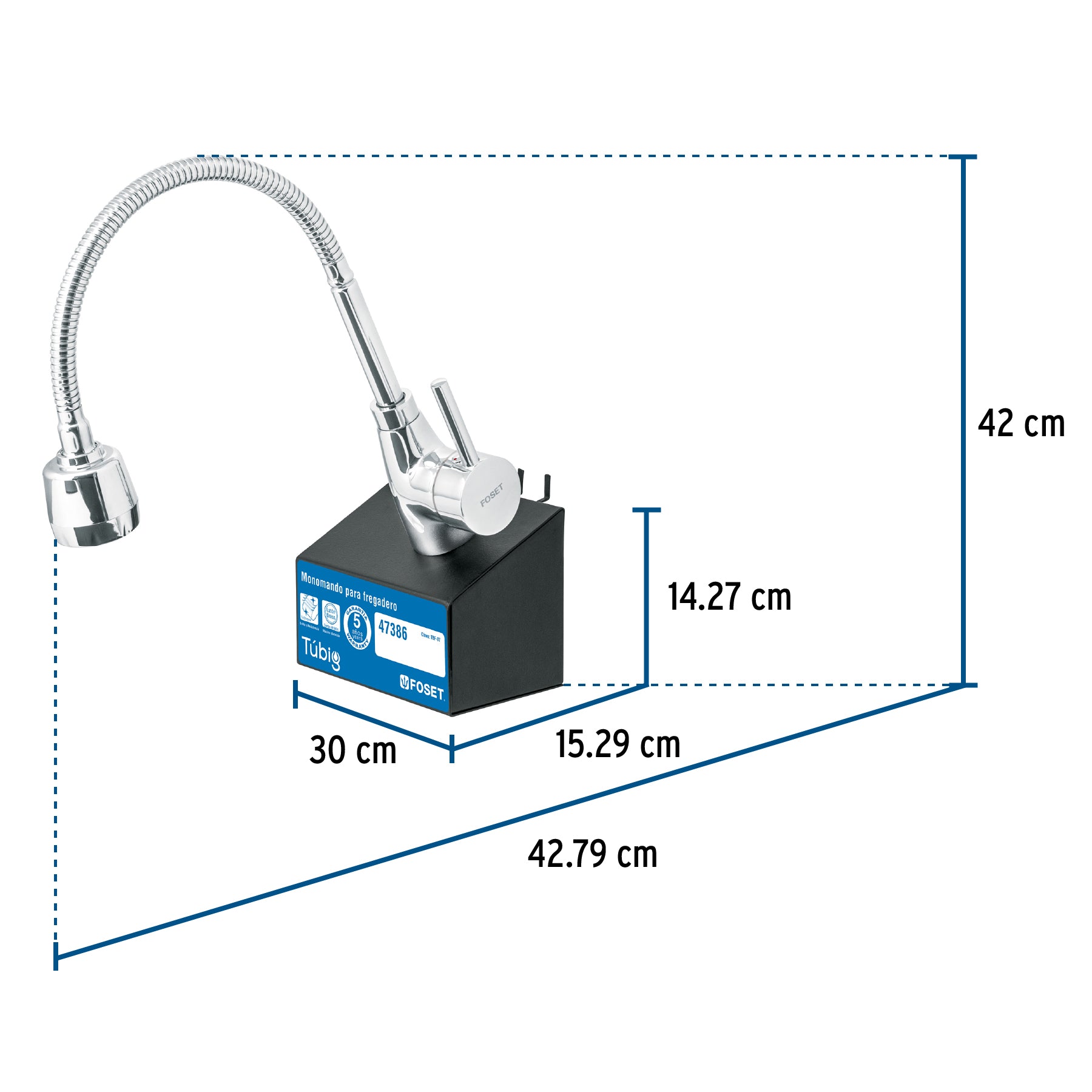 Exhibidor con monomando TBF-87, Foset, 55997