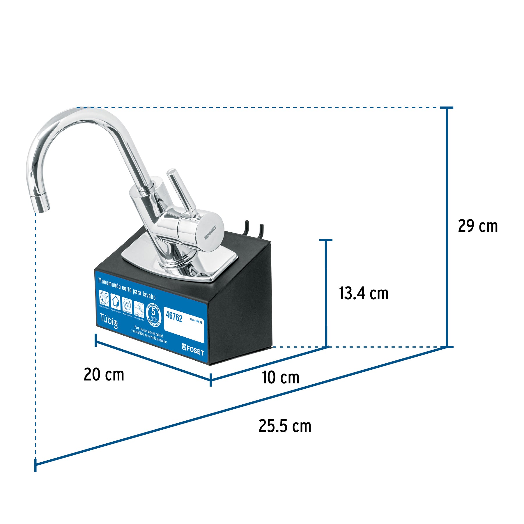 Exhibidor con monomando TBM-45, Foset, 55994