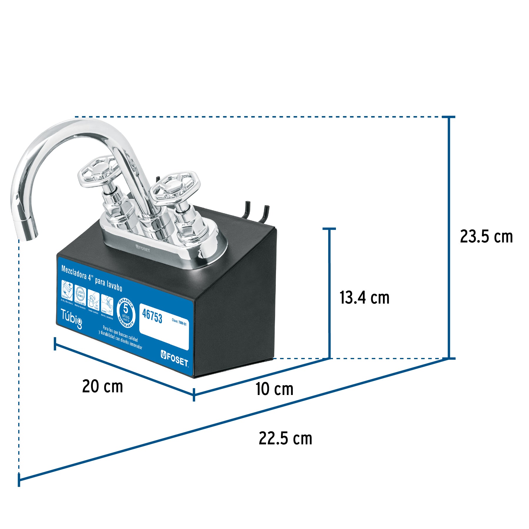 Exhibidor con mezcladora TBM-61, Foset, 55989