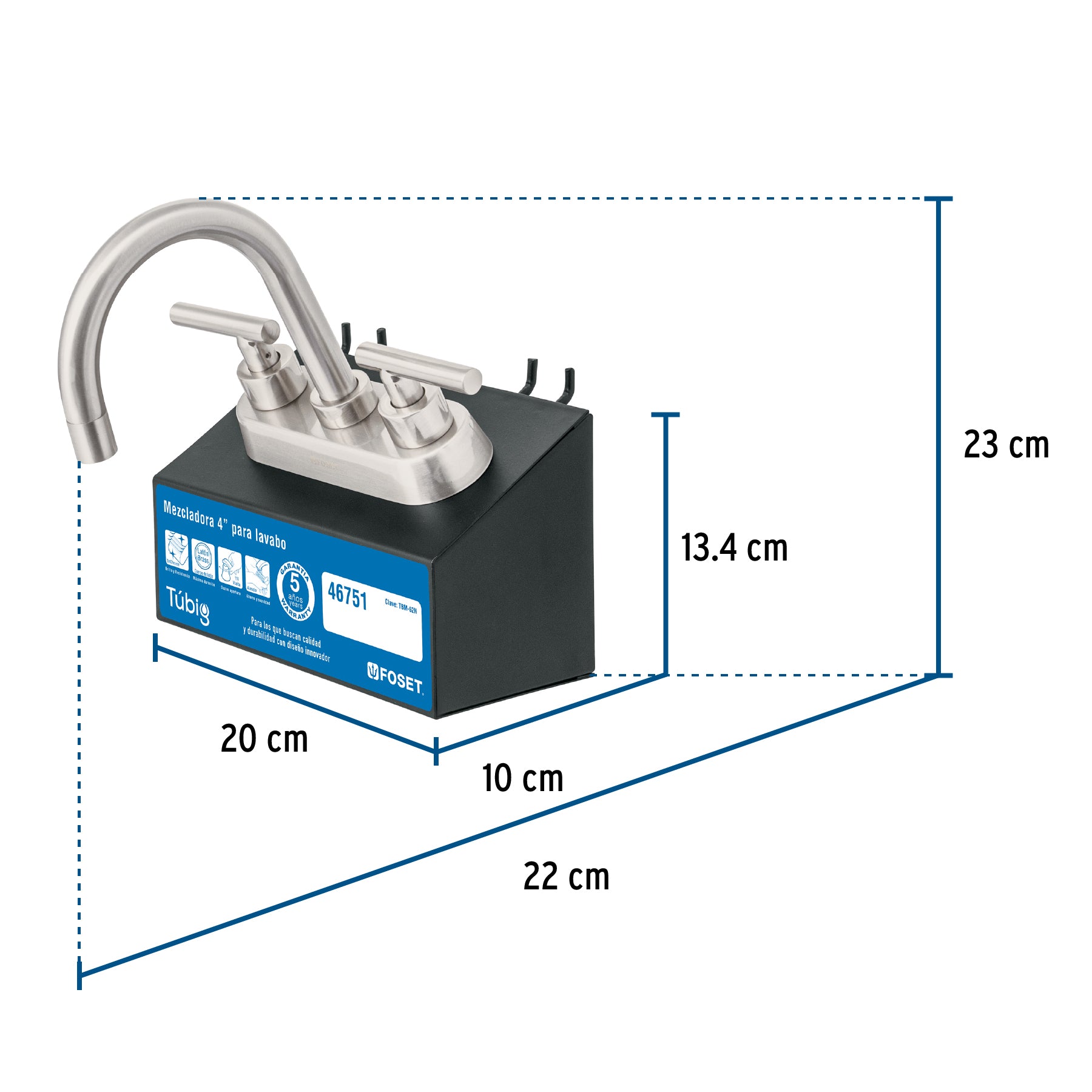 Exhibidor con mezcladora TBM-62N, Foset, 55987