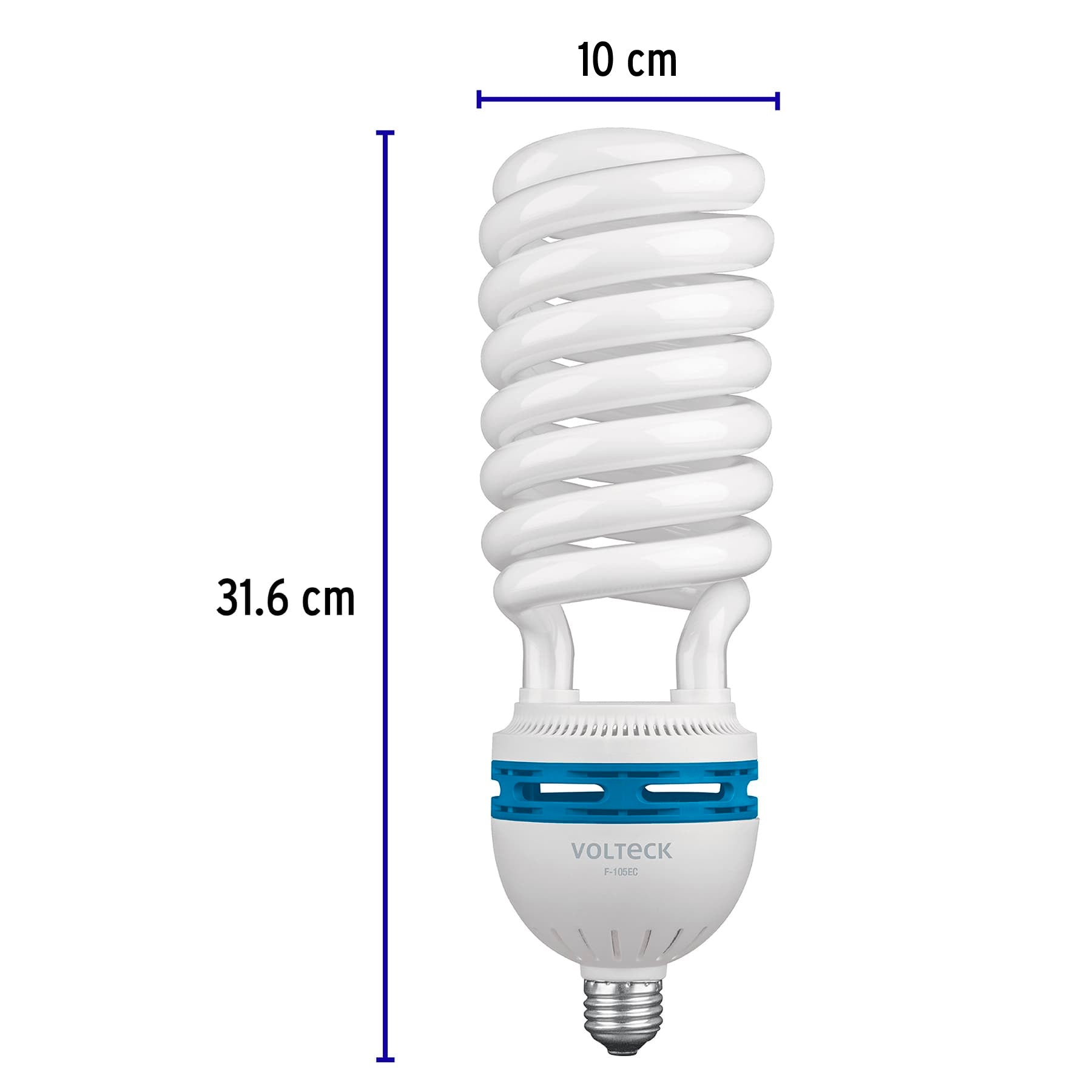 Lámpara espiral T5 105 W alta potencia luz de día, caja, 47101