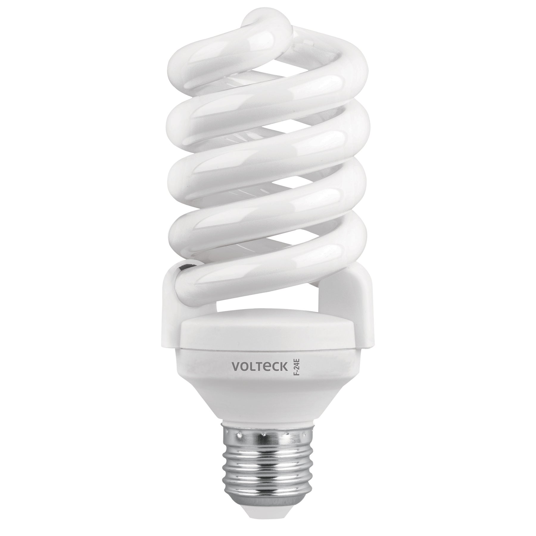 Lámpara espiral T4 24 W luz de día en blíster, Volteck, 48215