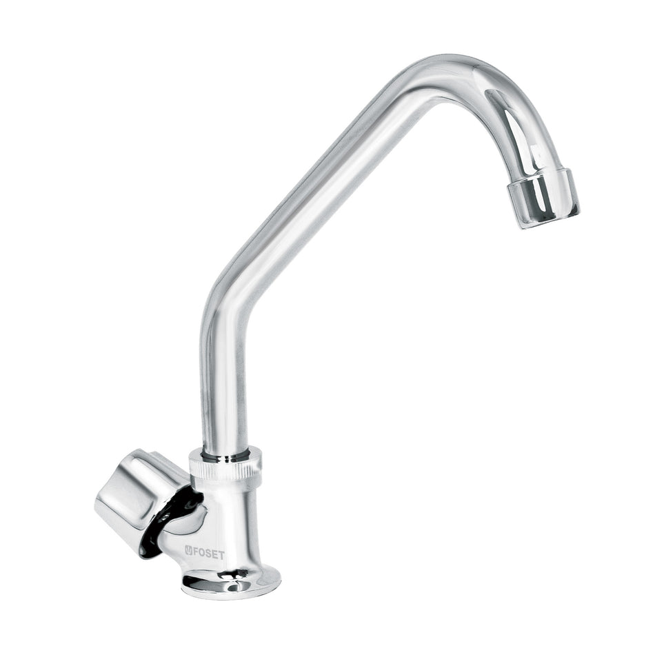 Llave individual para fregadero, cuello corto, Foset Basic Caja con 2, 49500