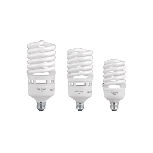 Lámpara espiral T4 45 W alta potencia luz de día, caja Caja con 4, 46828
