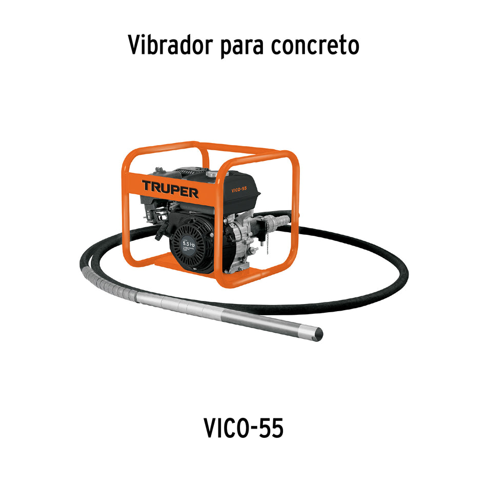 Filtro de aire para vibrador de concreto VICO-55. Truper Caja con 6, 103506