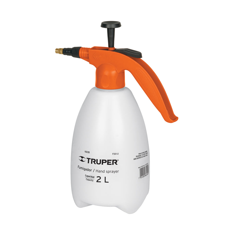 Fumigador de 2 litros doméstico, Truper Caja con 8, 10235