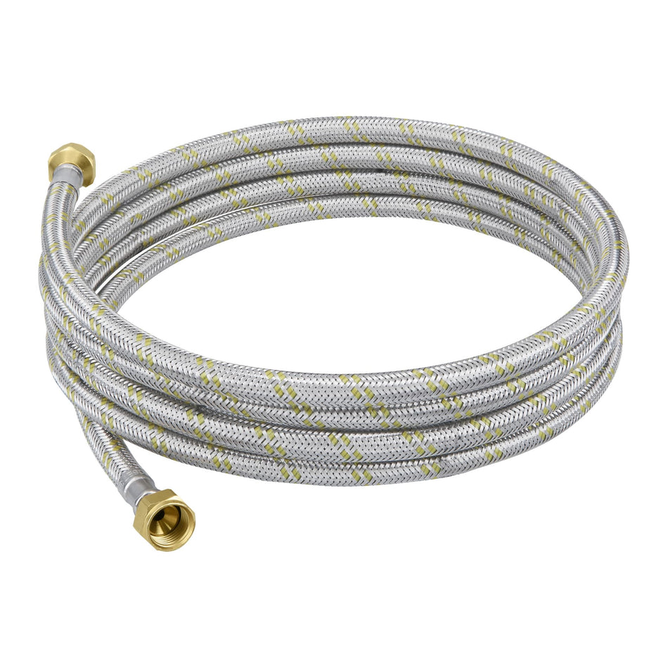 Manguera para gas, acero inox, 3/8' x 3/8', 300 cm, Foset Caja con 6, 49518