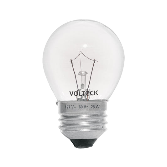 Foco incandescente 25W para horno/refrigerador, transparente Caja con 10, 49384