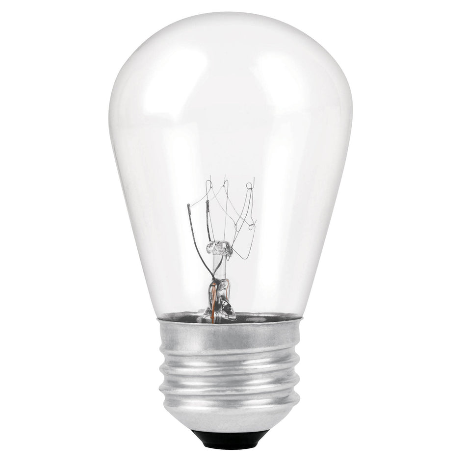 Lámpara incandescente S14 11 W luz cálida, Volteck Caja con 6, 49091