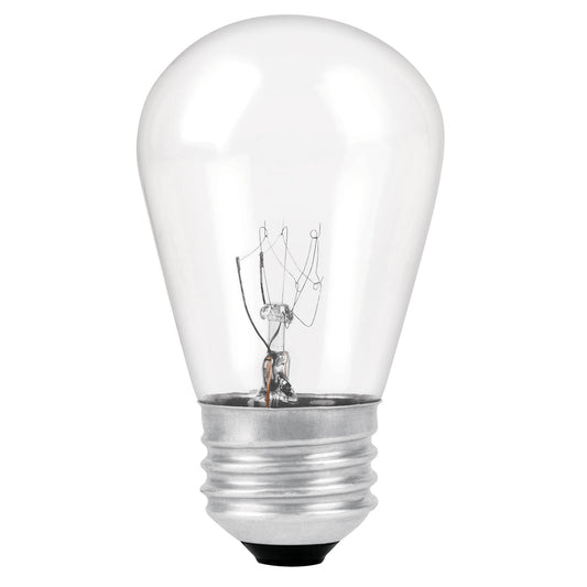 Lámpara incandescente S14 11 W luz cálida, Volteck Caja con 6, 49091