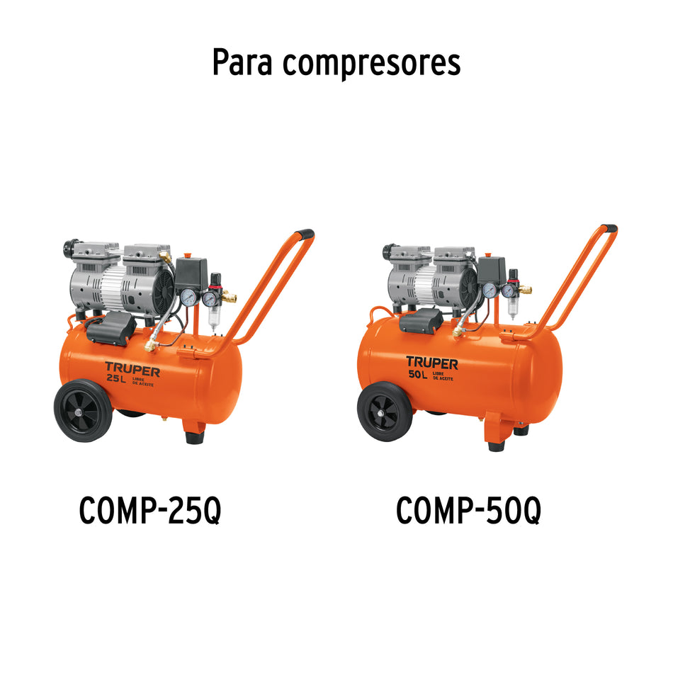 Filtro de aire para compresores 25/50Q, Truper, 103450
