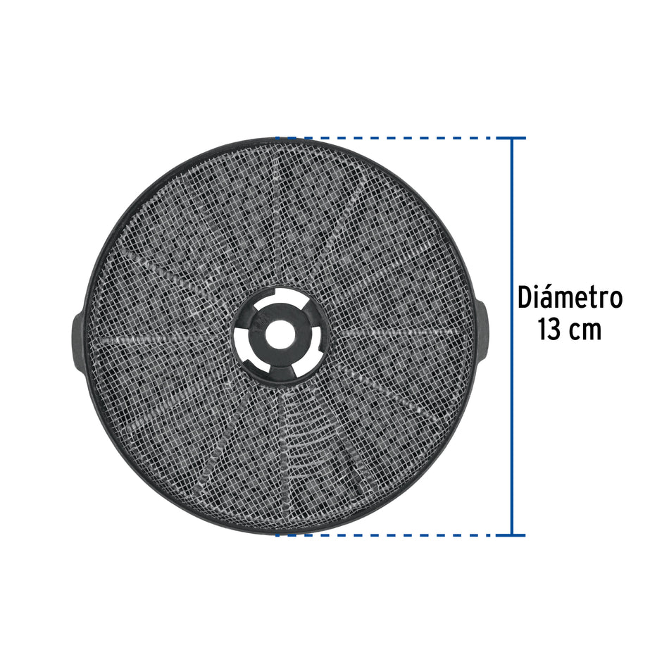 Filtro de carbón para campanas CAME-80/60 Caja con 4, 45442