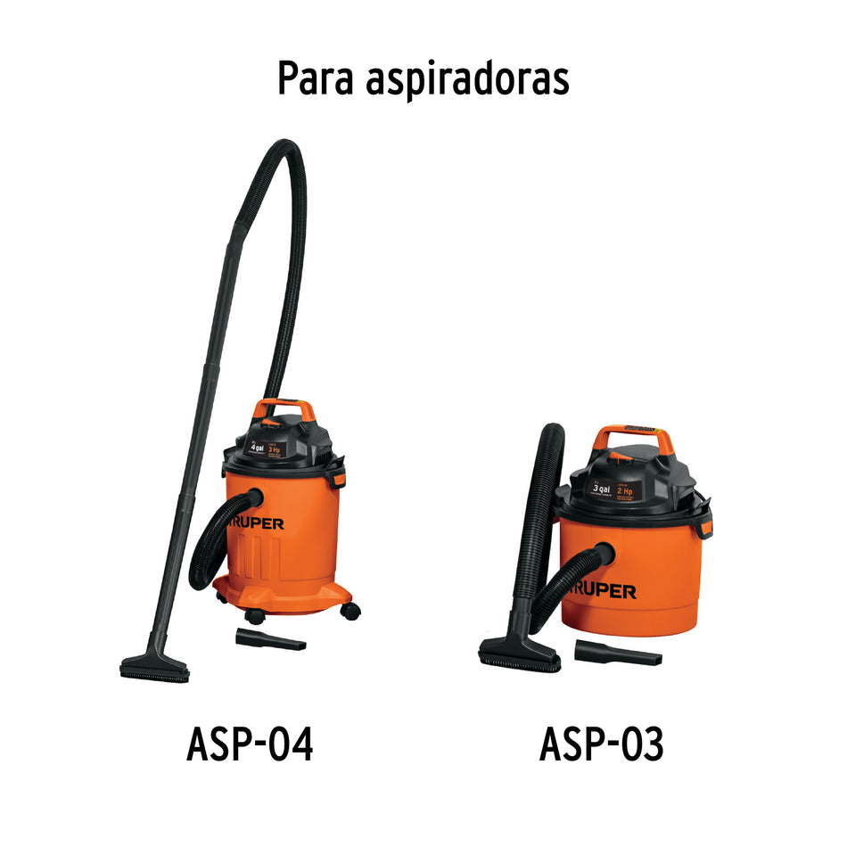 Filtro de espuma para aspiradoras 3 y 4 gal, TRUPER, 12076