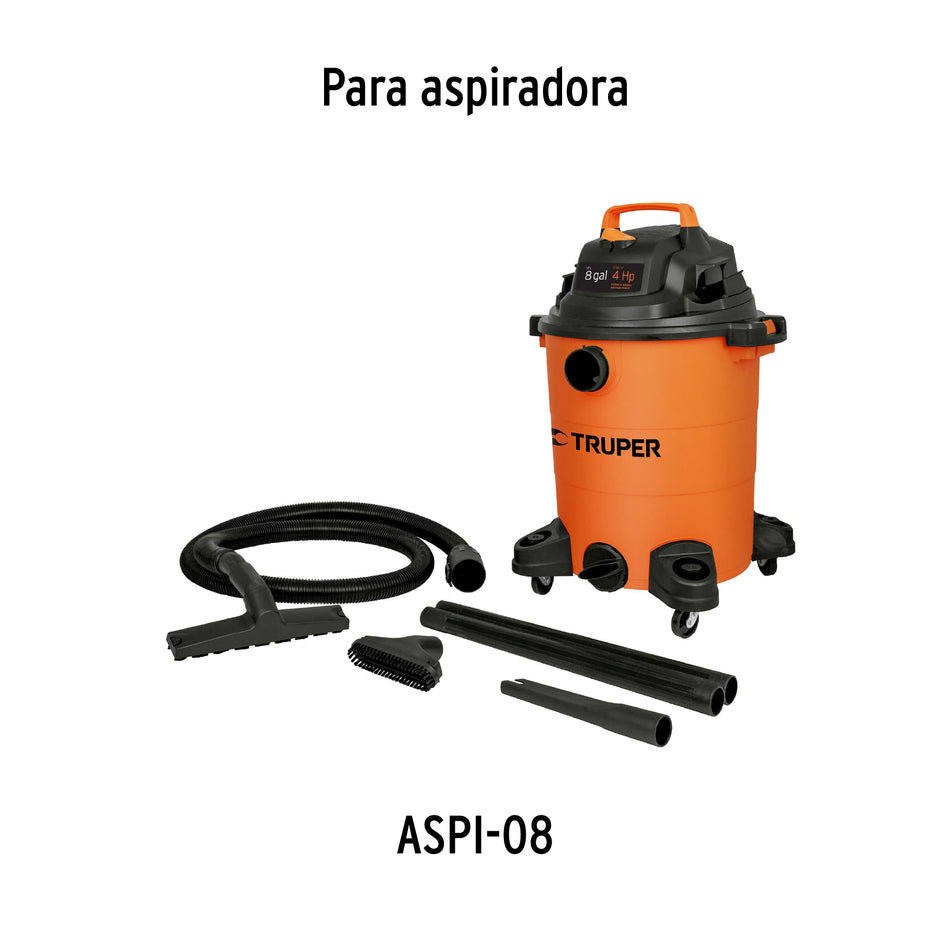 Filtro de papel para aspiradora ASPI-08, TRUPER, 12104