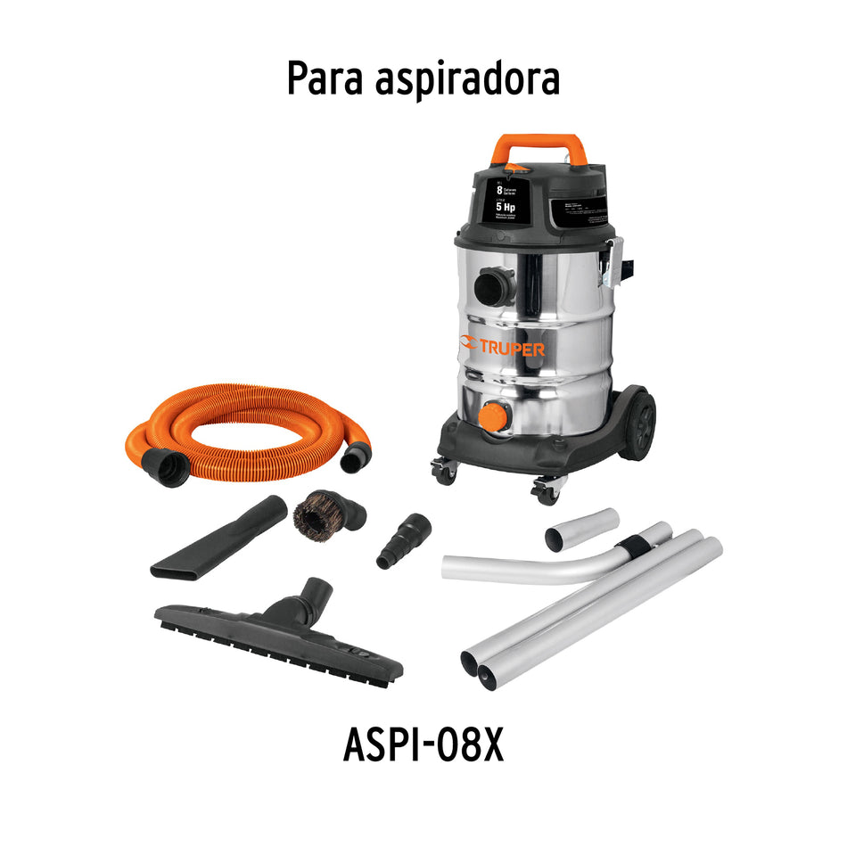 Filtro de papel para aspiradora ASPI-08X, TRUPER, 19298