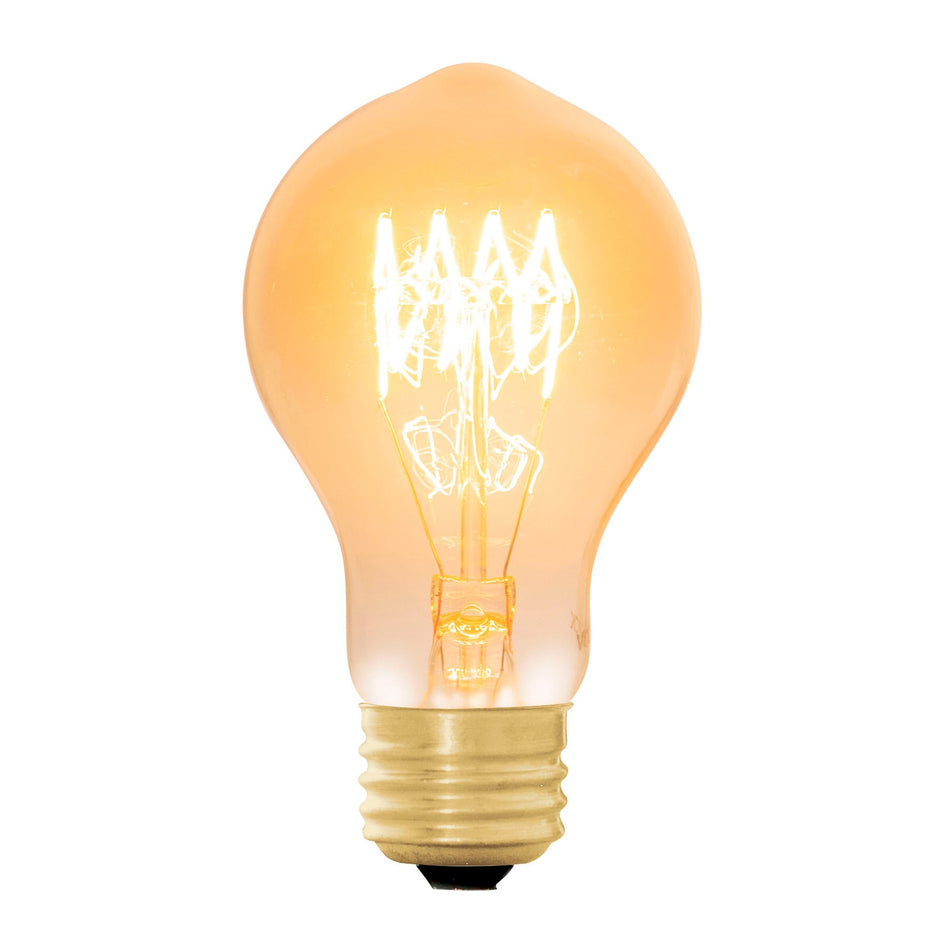 Lámpara incandescente vintage 40 W tipo bombilla, Volteck Caja con 4, 47103