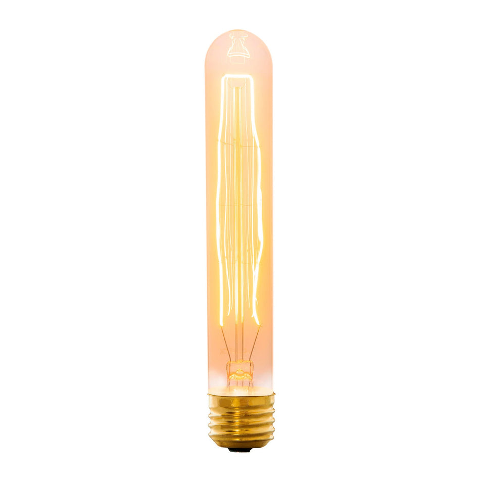 Lámpara incandescente vintage 40 W tipo probeta, Volteck Caja con 4, 47106