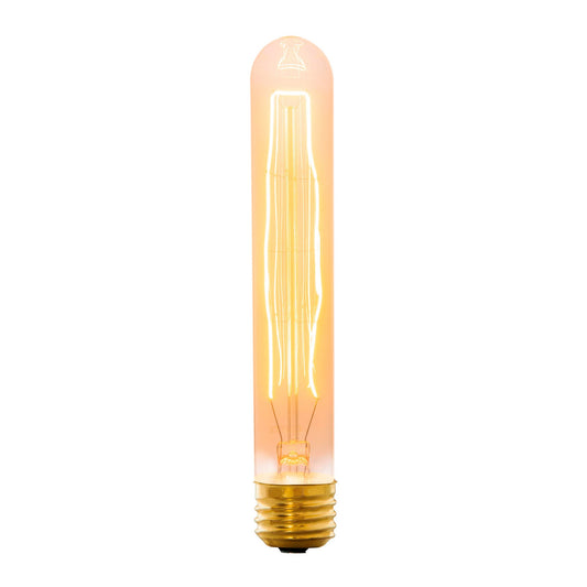 Lámpara incandescente vintage 40 W tipo probeta, Volteck Caja con 4, 47106