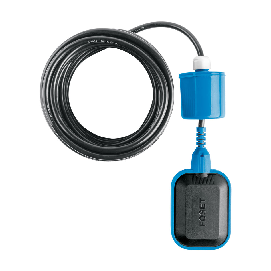Flotador eléctrico con cable de 10 m, Foset Caja con 2, 49761