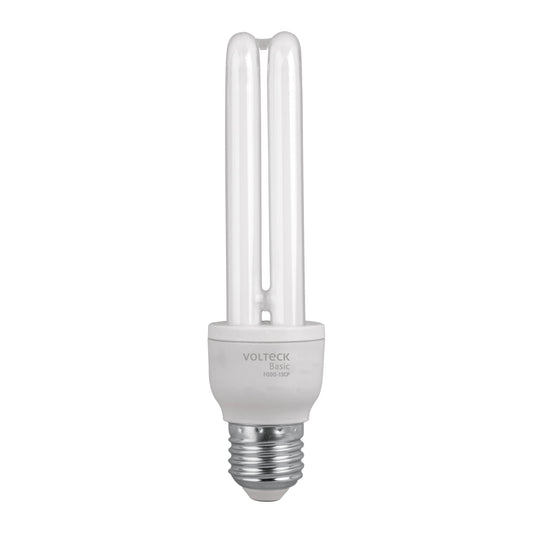 Lámpara doble T4 13 W luz cálida en caja, Volteck Caja con 10, 20110