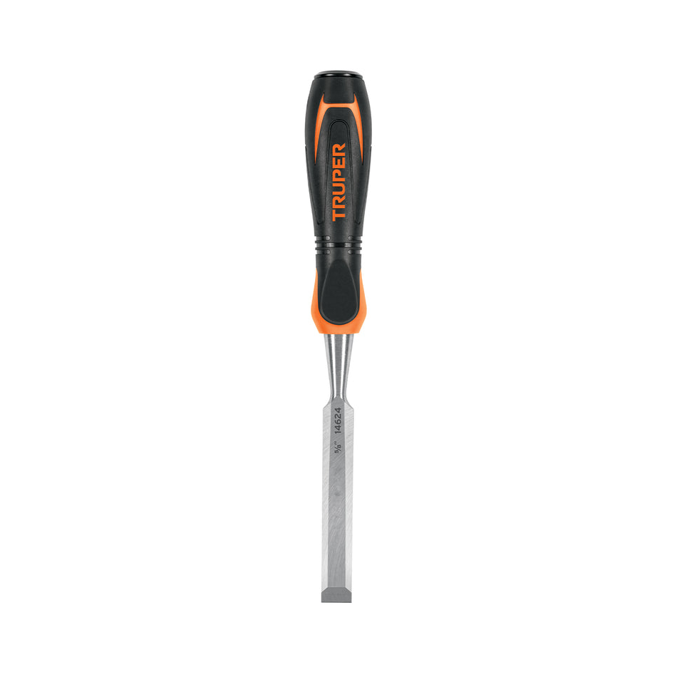 Formón 5/8' mango Comfort Grip, Truper Caja con 3, 14624