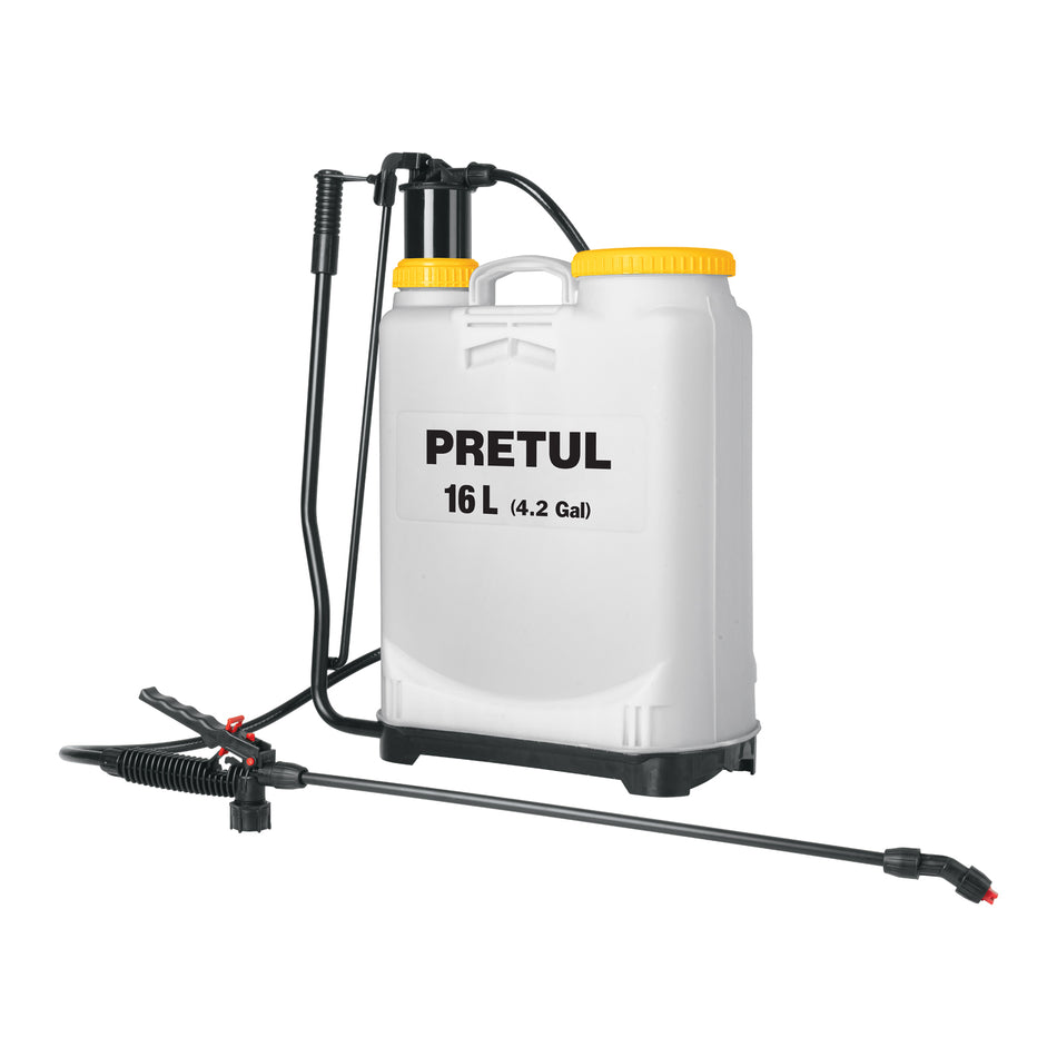 Fumigador de 16 L manual de mochila, Pretul, 24584