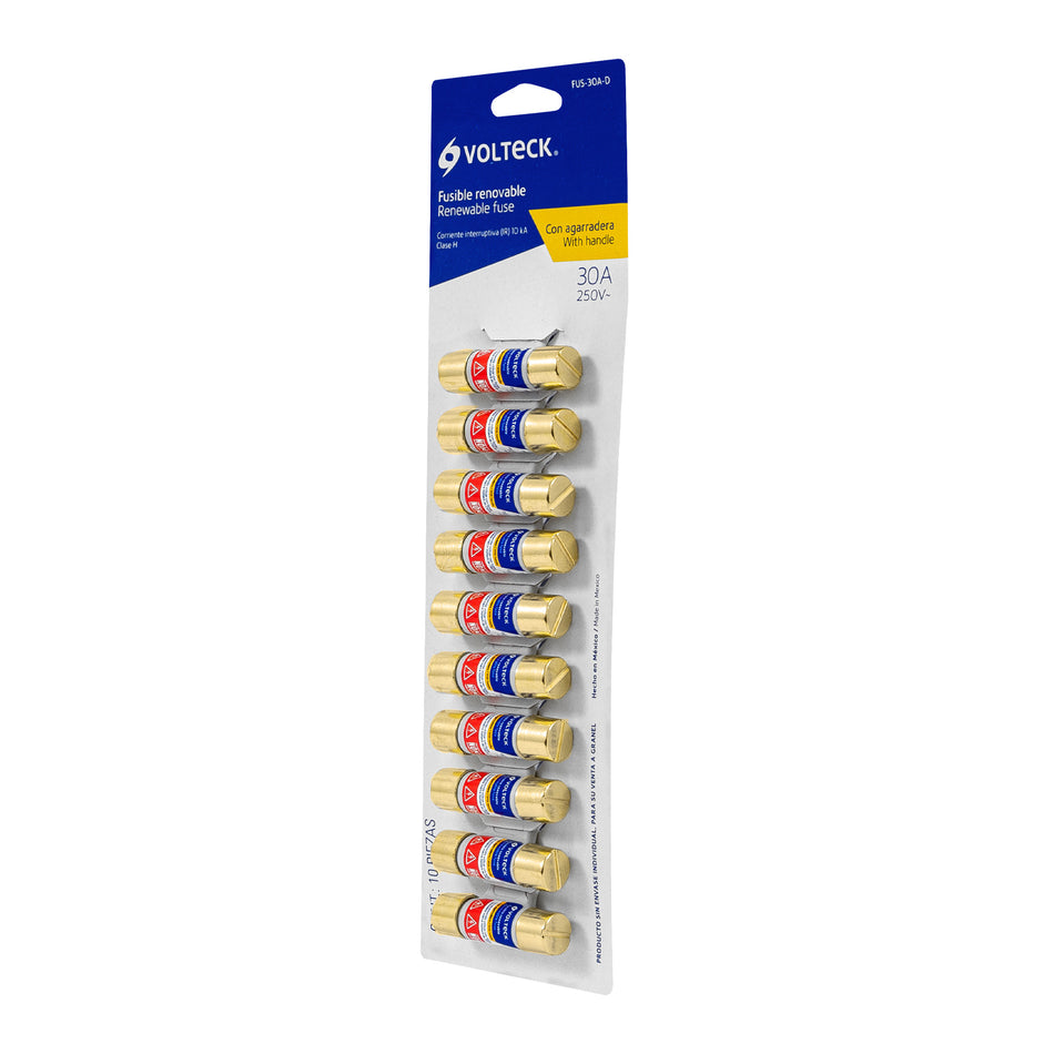 Fusible 30 A con agarradera, despachador con 10 piezas Caja con 30, 46087