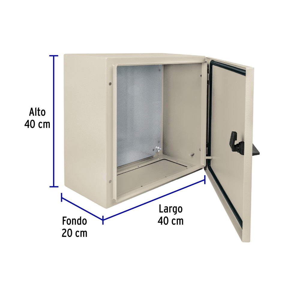 Gabinete metálico, 400 x 400 mm, VOLTECK, 46384