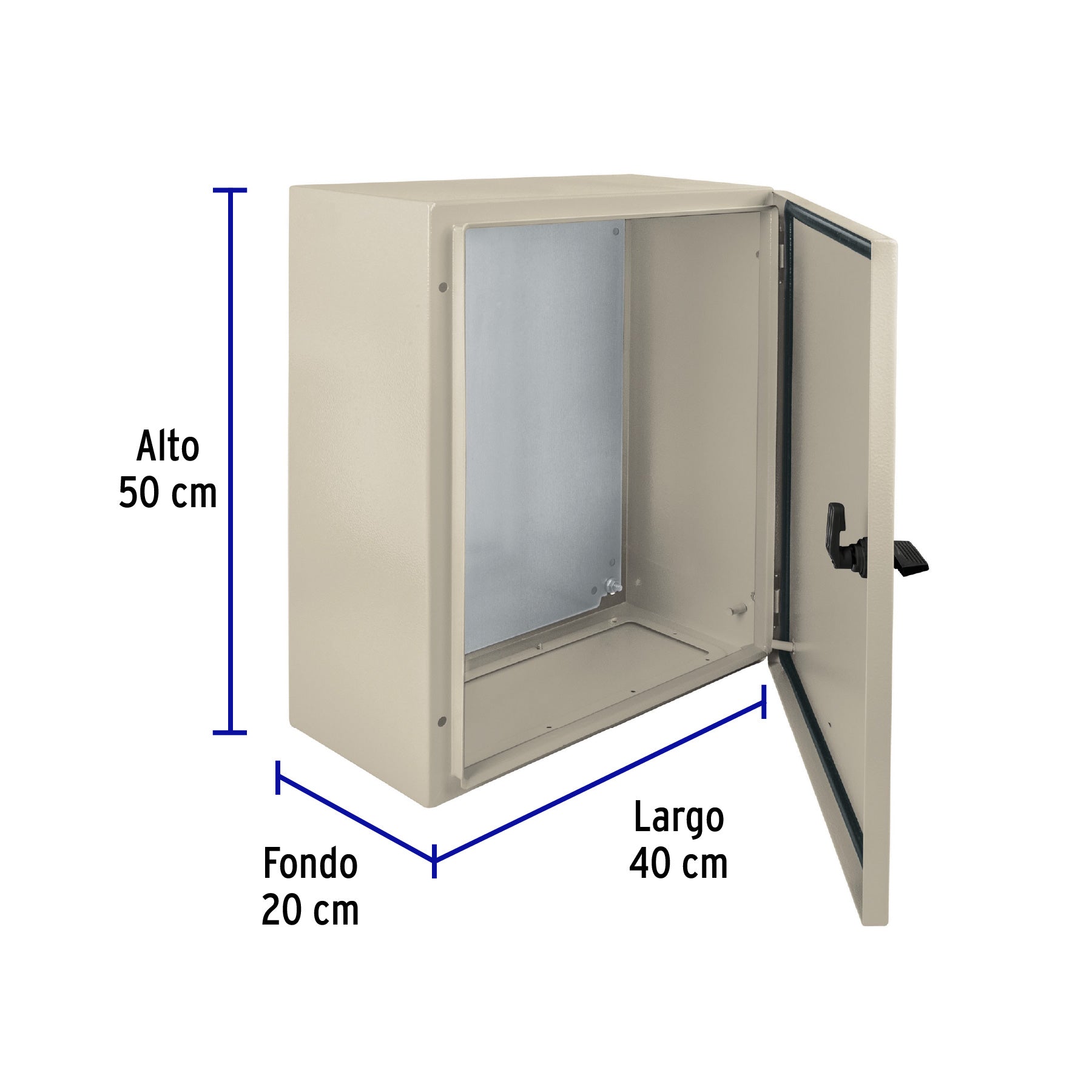 Gabinete metálico, 500 x 400 mm, VOLTECK, 46385