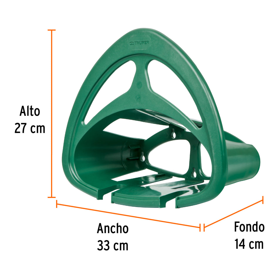 Portamanguera de plástico verde, Truper Caja con 6, 10638