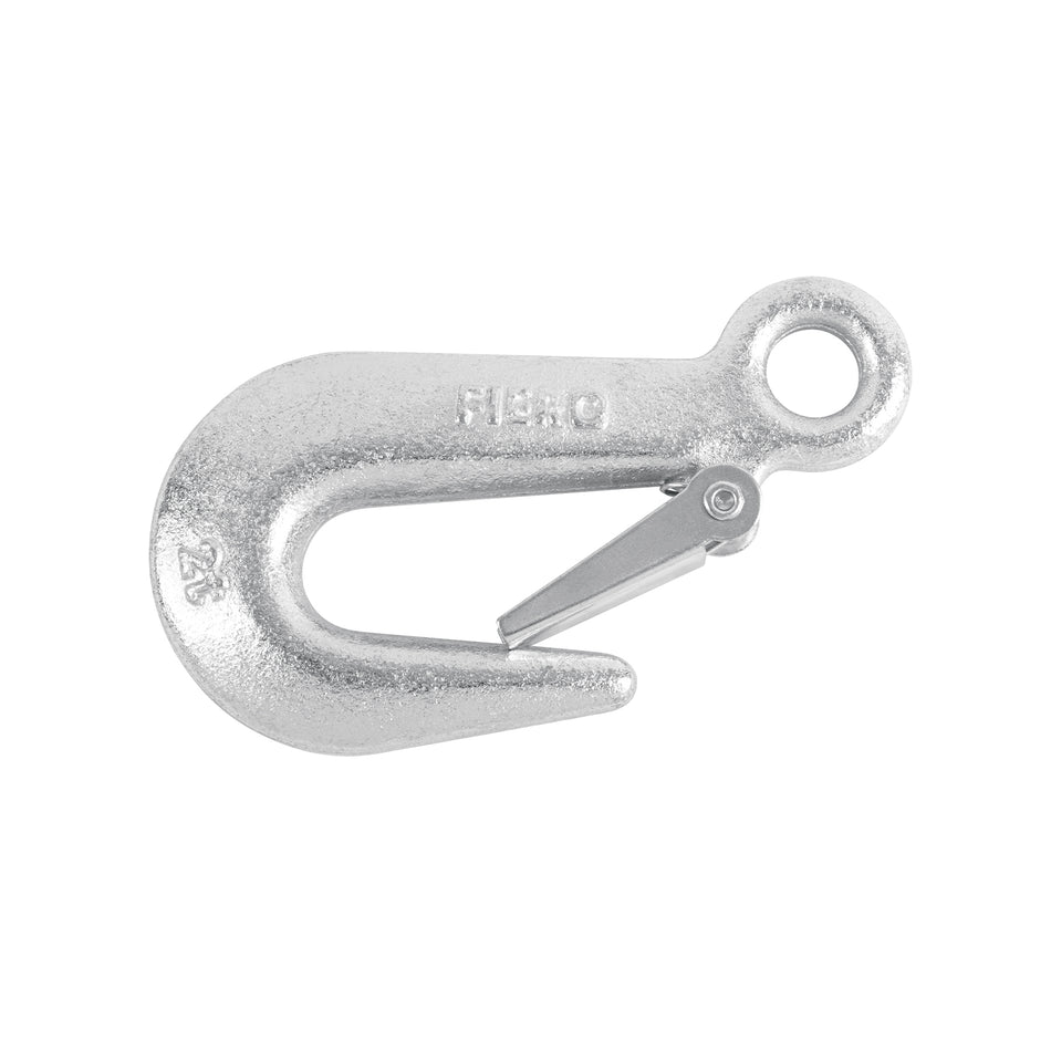 Gancho eslinga de acero forjado 5/8', carga 2000 kg, Fiero Caja con 4, 44078